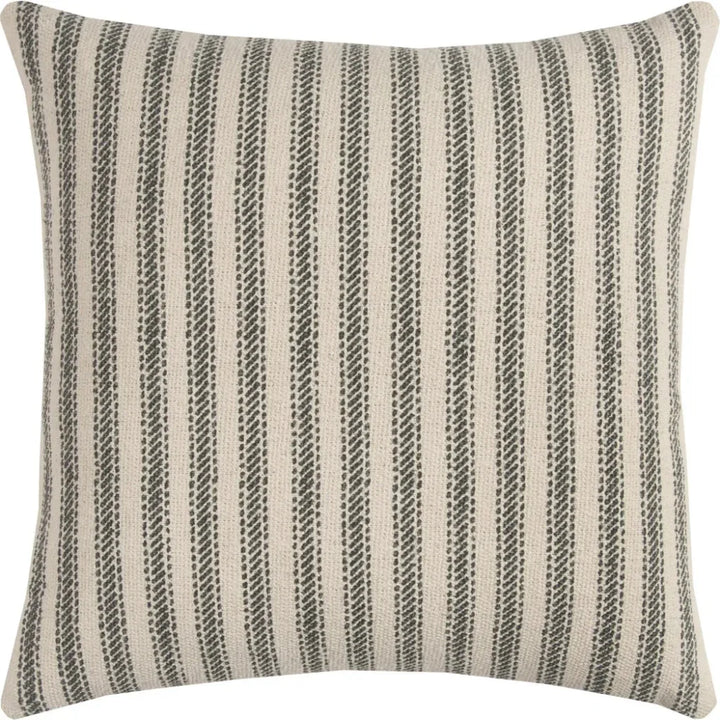 Ticking Stripe Decorative Pillow With Insert - LOOMLAN - LOOMLAN - Throw Pillows