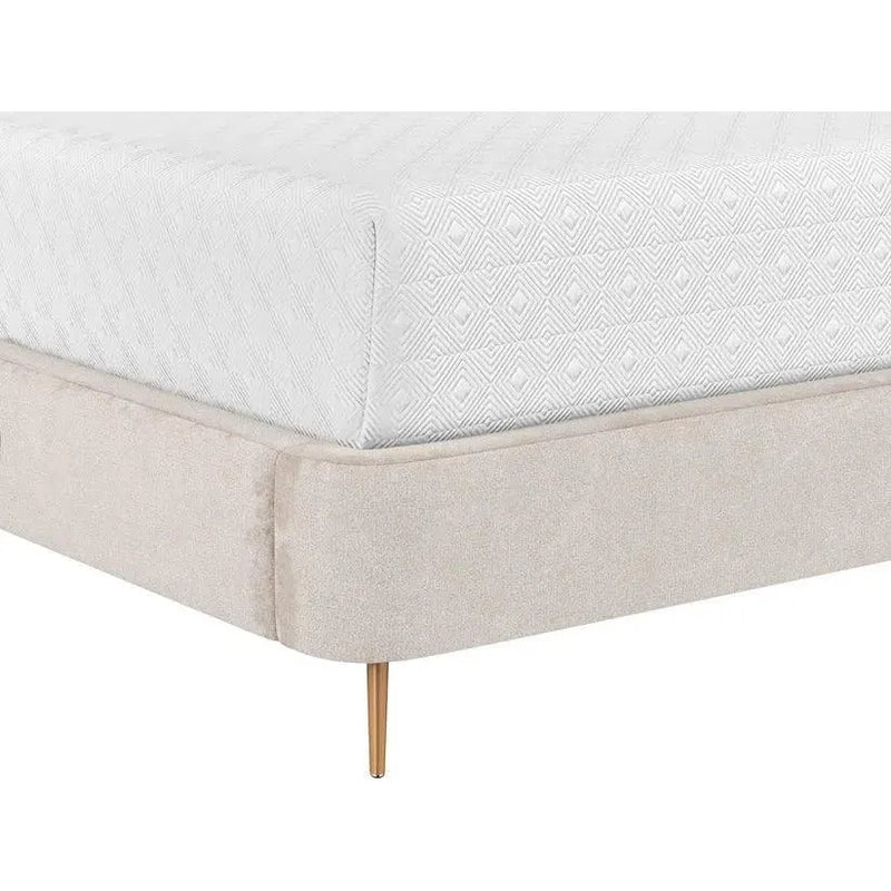 Tierra Stain Resistant Fabric Bed Frame-Beds-SUNPAN-LOOMLAN