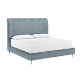 Tierra Stain Resistant Fabric Bed Frame-Beds-SUNPAN-Bergen French Blue-King-LOOMLAN