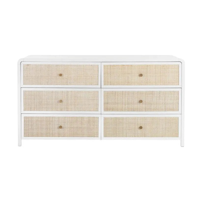 Tierra Wooden Rattan Stylish Dresser