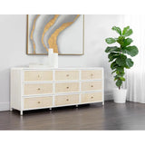 Tierra Wooden Rattan Stylish Dresser