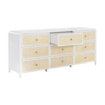 Tierra Wooden Rattan Stylish Dresser