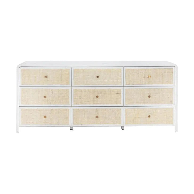 Tierra Wooden Rattan Stylish Dresser