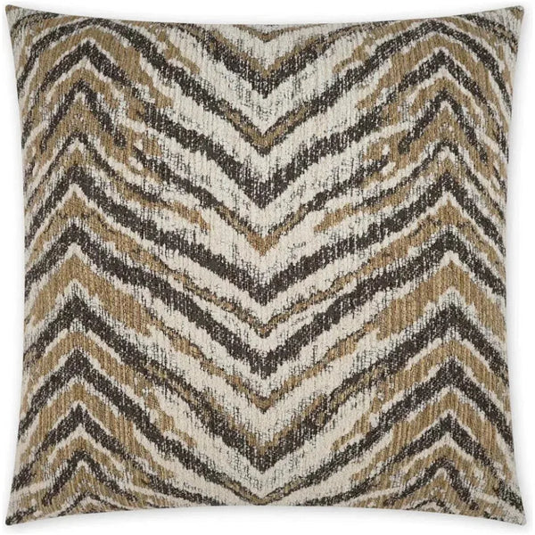 Tikeri Animal Tan Taupe Large Throw Pillow Insert - LOOMLAN - D.V. Kap - Throw Pillows