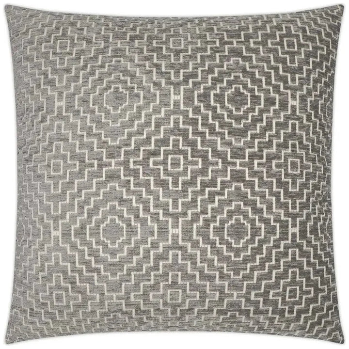 Tile Mushroom Grey Large Throw Pillow Insert - LOOMLAN - D.V. Kap - Throw Pillows