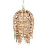 Tiptur Natural Coco Shell Made Pendant