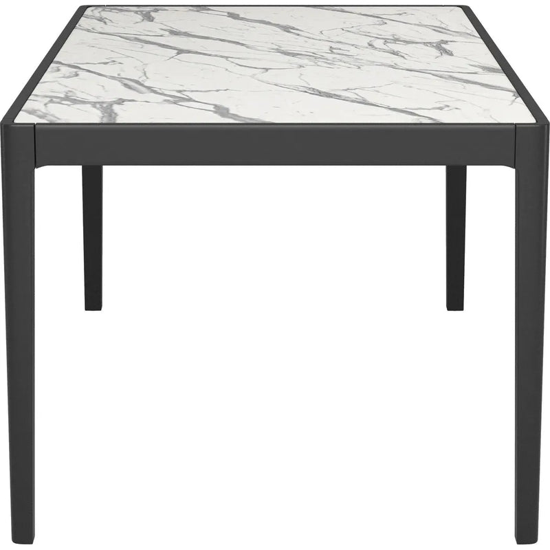 Tokai White Stone & Wood Rectangular Dining Table