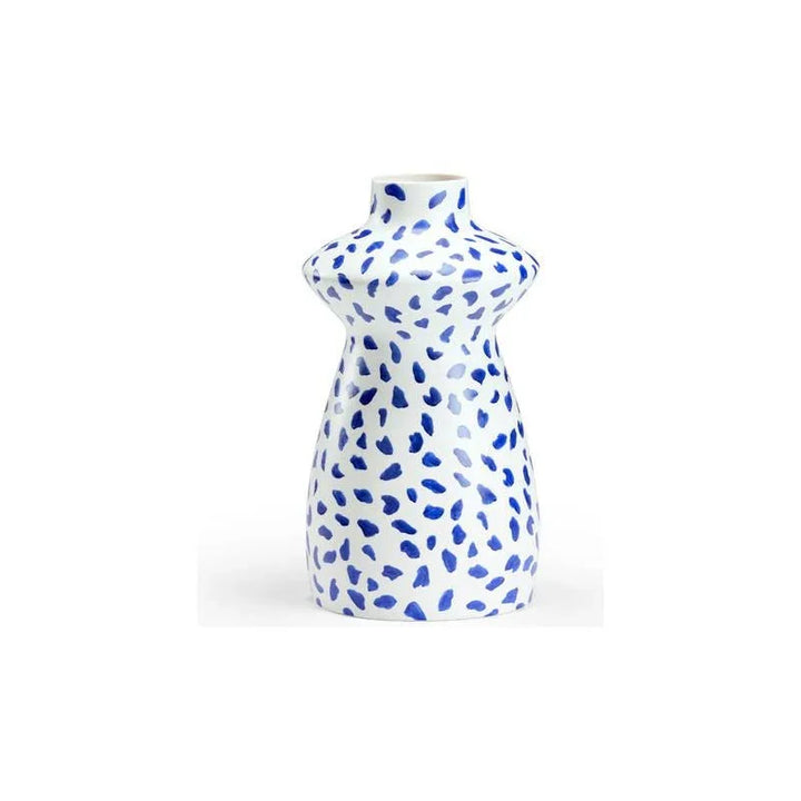 Tokyo Blue Ceramic Vase - LOOMLAN - Chelsea House - Vases & Jars
