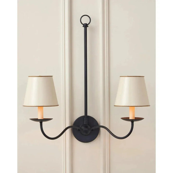 Tole Metal Ivory Tapered Chandelier Shade - LOOMLAN - Currey & Co - Chandeliers