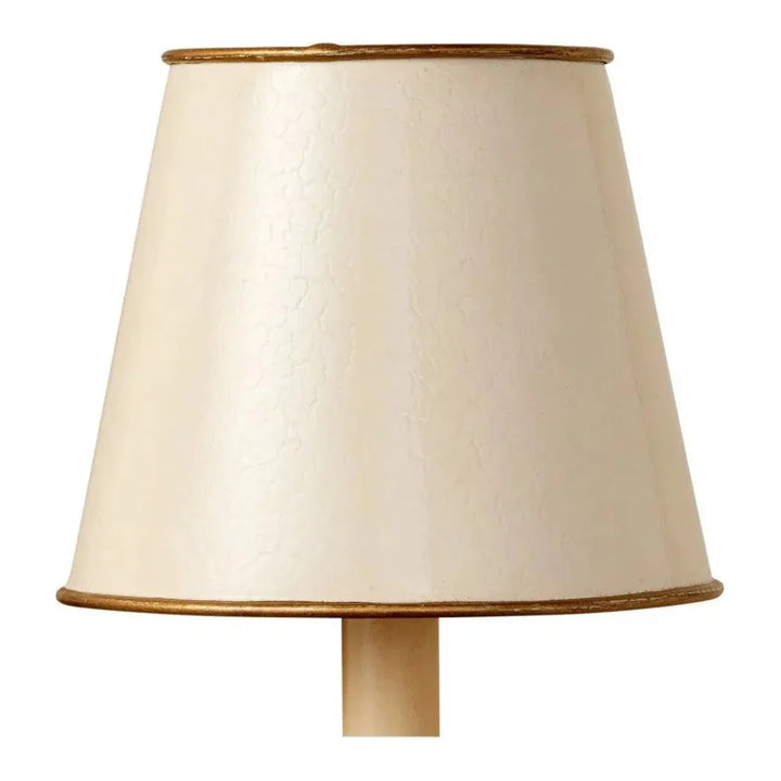 Tole Metal Ivory Tapered Chandelier Shade - LOOMLAN - Currey & Co - Chandeliers