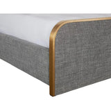 Tometi Fabric Modern Bed