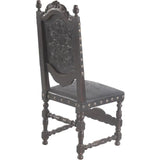 Tooled Leather Dining Chair Del Rey