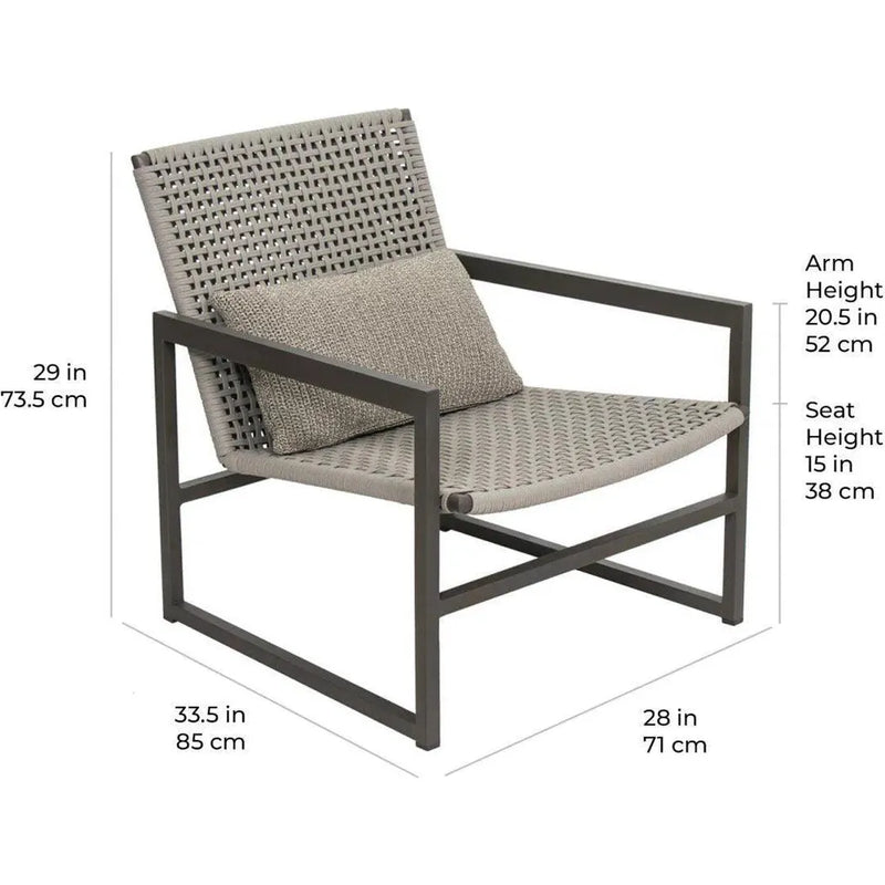 Torres Strait Lounge Chair - Nut Brown Outdoor