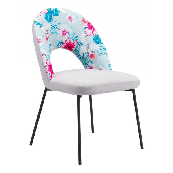 Torrey Printed Fabric Dining Chair 2PC