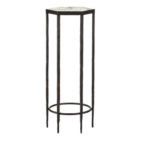 Tosi Marble Accent Table-Side Tables-Currey & Co-LOOMLAN
