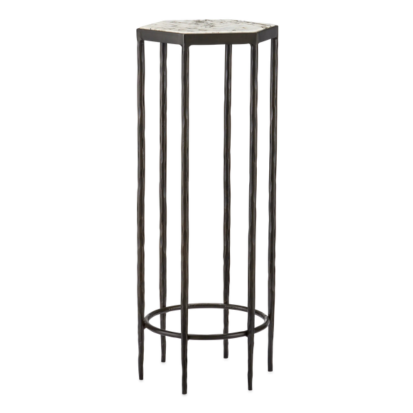 Tosi Marble Accent Table-Side Tables-Currey & Co-LOOMLAN