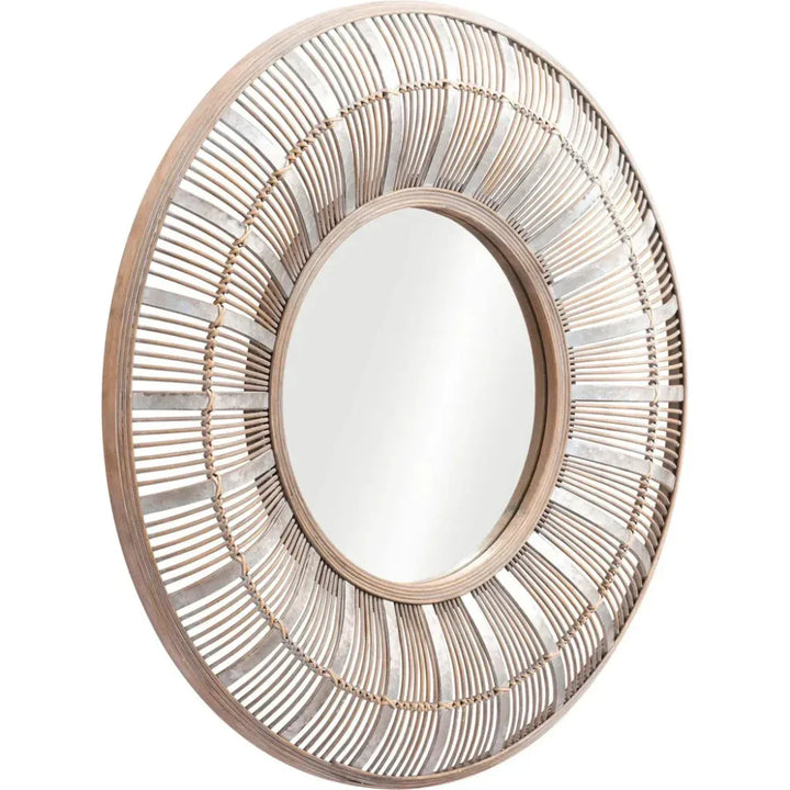 Toto Mirror Antique Gold - LOOMLAN - Zuo Modern - Wall Mirrors