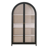 Toulouse Wooden Glass Display Cabinet