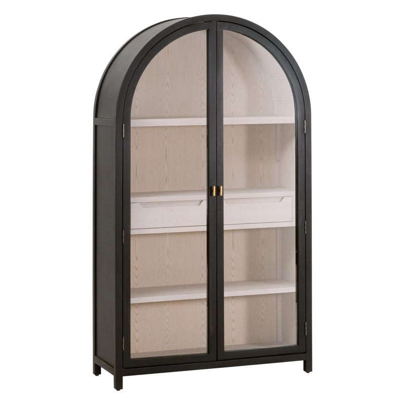 Toulouse Wooden Glass Display Cabinet