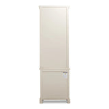 Tower Bookcase Curio Cabinet Glass Doors-Buffets & Curios-Sarreid-LOOMLAN