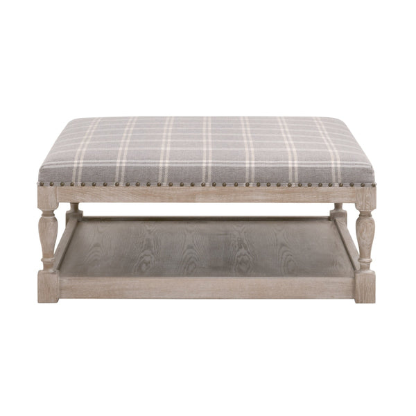 Townsend Polyester Upholstered Rectangular Coffee Table