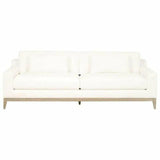 Vienna 96" Track Arm Sofa LiveSmart Peyton-Pearl Natural Oak Sofas & Loveseats LOOMLAN By Essentials For Living