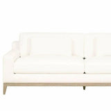 Vienna 96" Track Arm Sofa LiveSmart Peyton-Pearl Natural Oak Sofas & Loveseats LOOMLAN By Essentials For Living