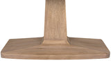 Travis Wood Rectangle Dining Table-Dining Tables-Noir-LOOMLAN