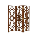 Tree of Life Wood Frame Screen-Room Dividers-Chelsea House-Brown-LOOMLAN