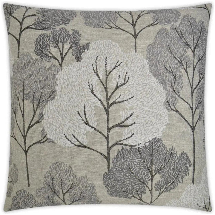 Trees Grey Throw Pillow With Insert - LOOMLAN - D.V. Kap - Throw Pillows