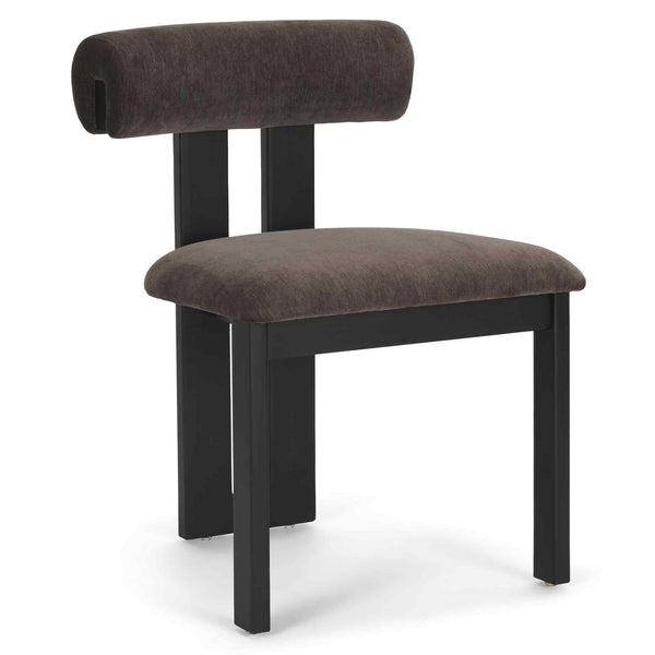 Tribeca Curve Open Back Fabric Dining Chair 2PC