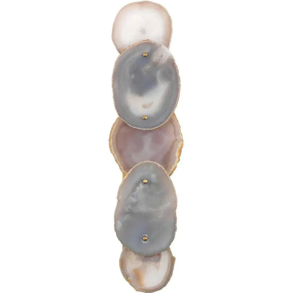 Trinity Five Agate Stones Wall Sconce