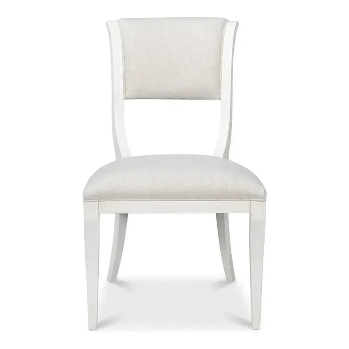 Trophy Wood Cream Armless Side Chair 2PC - LOOMLAN - Sarreid - Accent Chairs