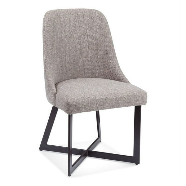 Trucco Metal Brown Armless Dining Chair