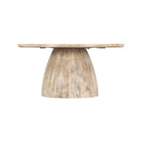 Truffle Sustainable Wood Round Coffee Table-Coffee Tables-LH Imports-LOOMLAN