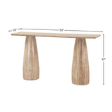 Truffle Sustainable Wooden Rectangular Console Table