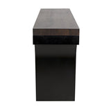 Truss Desk, Ebony Walnut with Steel Legs Unique Contemporary Desk-Home Office Desks-Noir-LOOMLAN