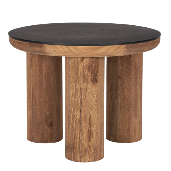 Tucson Natural Wooden Round Side Table