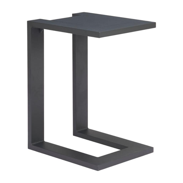 Tudi Aluminum Black Side Table
