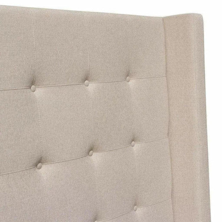 Tufted Wingback Low Profile Bed Frame - LOOMLAN - Diamond Sofa - Beds