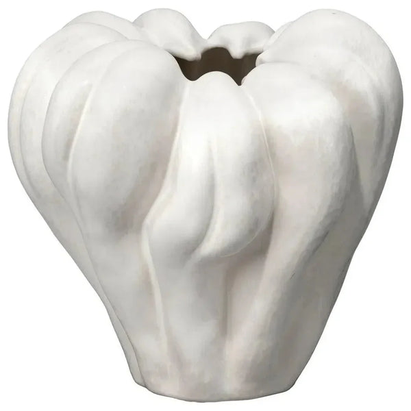 Tulip Ceramic Decorative Vase By Jamie Young - LOOMLAN - Jamie Young - Vases & Jars