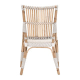 Tulum Dining Chair Set of 2 White & Stone Binding Rattan Dining Chairs LOOMLAN By Essentials For Living