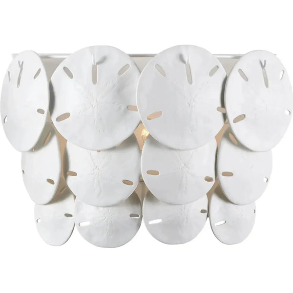Tulum White Wall Sconce - LOOMLAN - Currey & Co - Wall Sconces