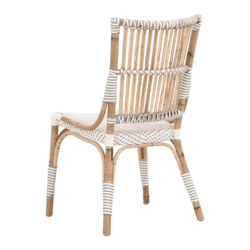 Tulum Rattan Armless Dining Chair (Set of 2)