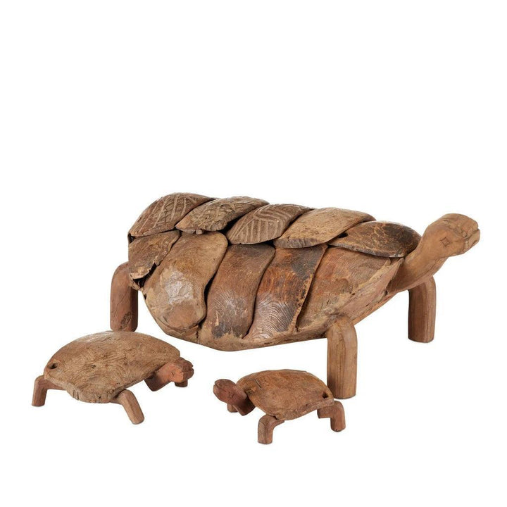 Turtle Set of 3 - LOOMLAN - Currey & Co - Statues & Sculptures