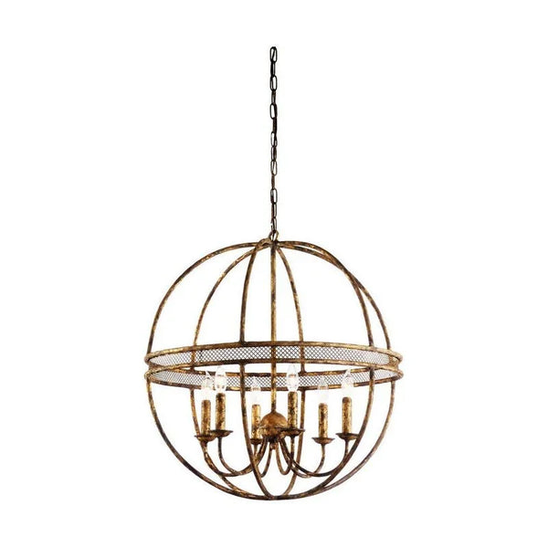 Tuscan Gold Italian Craftsmanship Chandelier - LOOMLAN - Chelsea House - Chandeliers