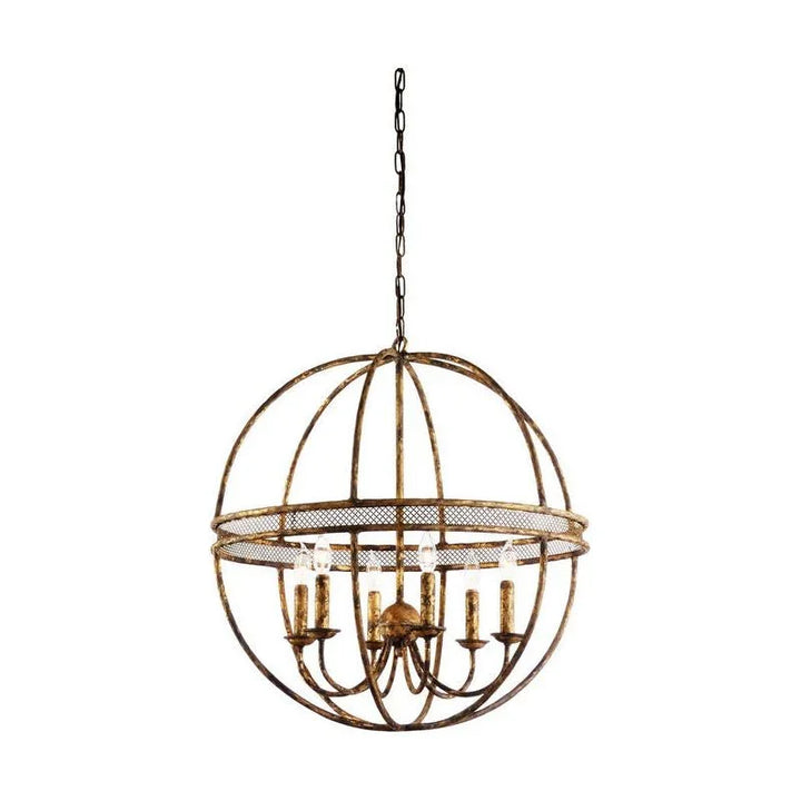 Tuscan Gold Italian Craftsmanship Chandelier - LOOMLAN - Chelsea House - Chandeliers