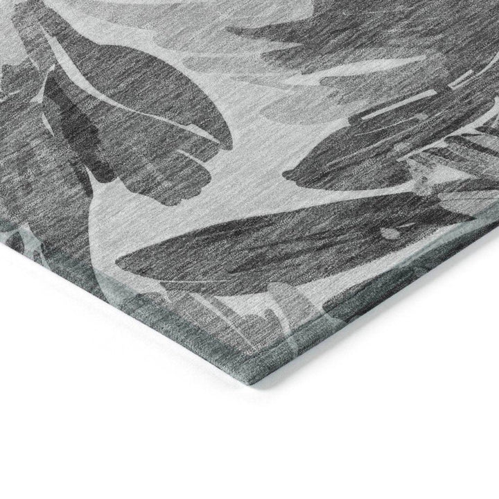 Twillith Gray Washable Indoor - Outdoor Rug - LOOMLAN - LOOMLAN Rugs - Outdoor Rugs