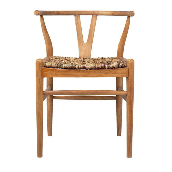 Twin Chair Pure Wood Seat Over Solid Wood Base Armless Dining Chairs LOOMLAN By LHIMPORTS