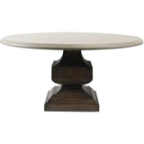 Two Tone Round Dining Table Parma 60X60